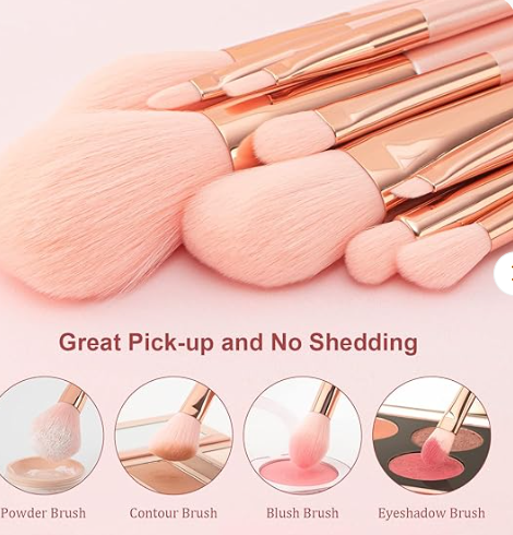 Sweet Beauty 07 PCs Makeup Brush Set | Complete Brush Kit for Professional and Beginner (Random Color)